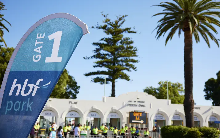 Gate 1 at HBF Park