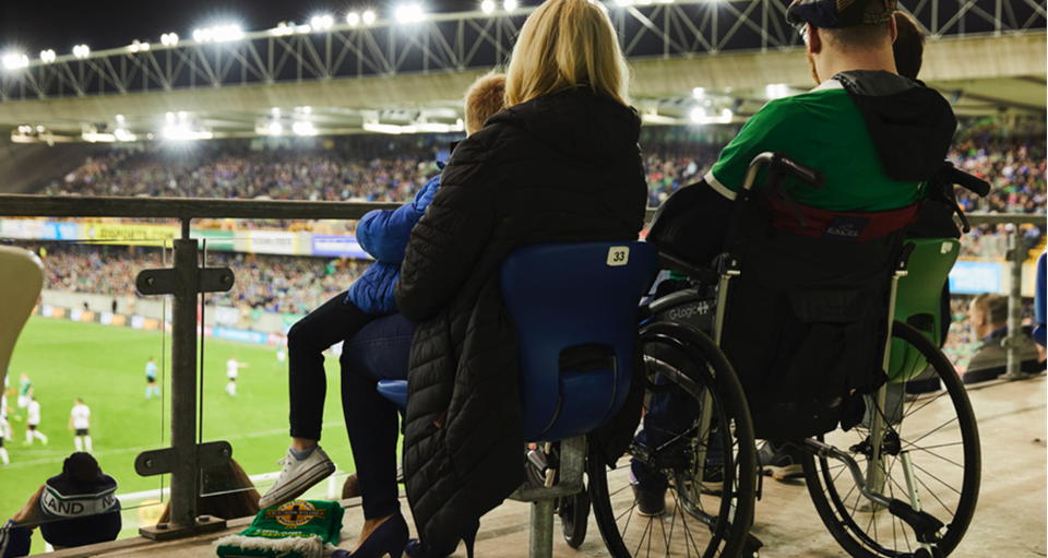 Wheelchair accessibility at Stadium