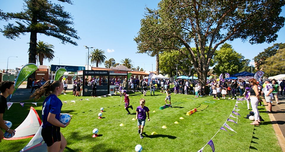 Perth Glory Gate 1 Activations