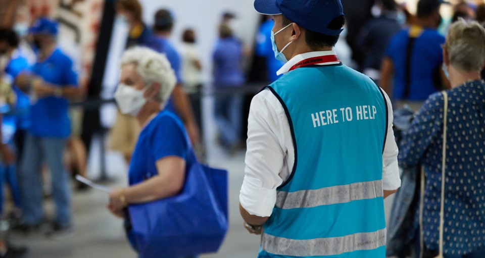 HBF Park Staff Member at event