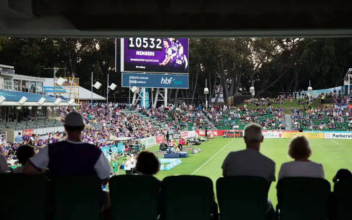 Accessible seating at HBF Park